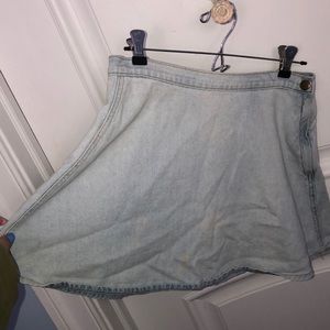 Denim Mini Skirt